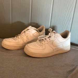 White Air Force ones- used but still in fair condition.
